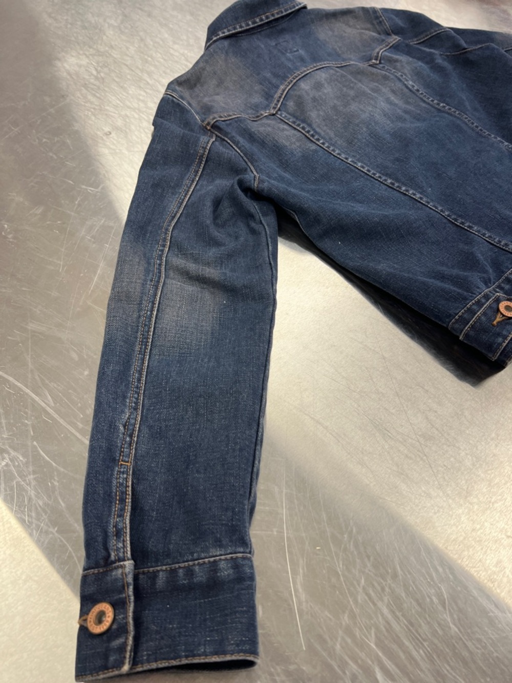 GAP Dark Blue Denim Jean Jacket for Women - Picture 9 of 12